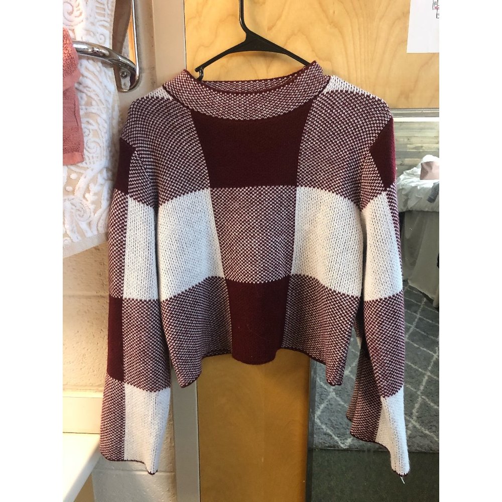 Maroon sweater worn once